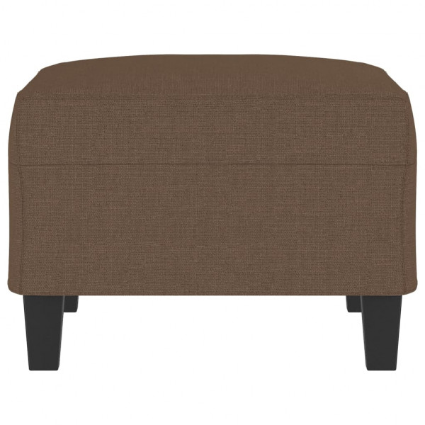 Reposapiés de tela marrón 70x55x41 cm M 4