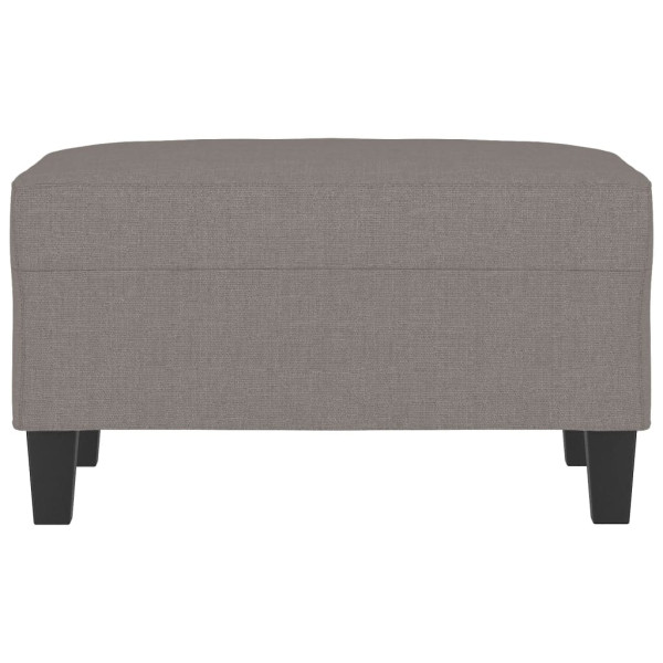 Reposapiés de tela gris taupe 70x55x41 cm M 3