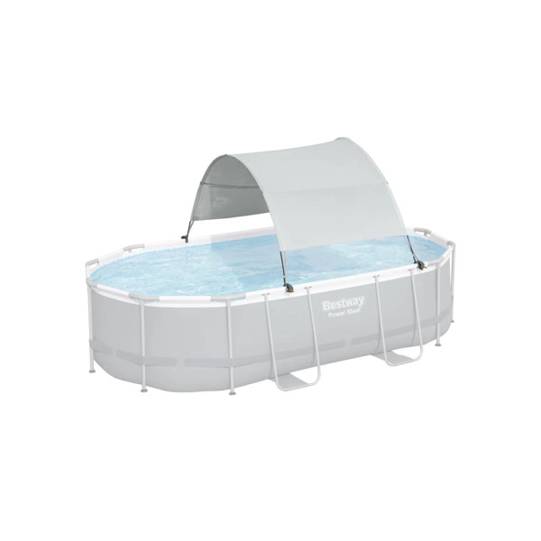 Bestway Toldo para piscina desmontable blanco M 2