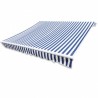 Lona para toldo azul/branco 6 x 3 m (sem estrutura/caixa) 1
