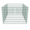 Compostor de jardim malha quadrada 100 x 100 x 70 cm 2
