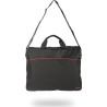 Maleta monray enterprise preto e vermelho - para portáteis até 15,6'/39,6cm - múltiplos bolsos e compartimentos - nylon 3