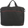 Maleta monray enterprise preto e vermelho - para portáteis até 15,6'/39,6cm - múltiplos bolsos e compartimentos - nylon 4