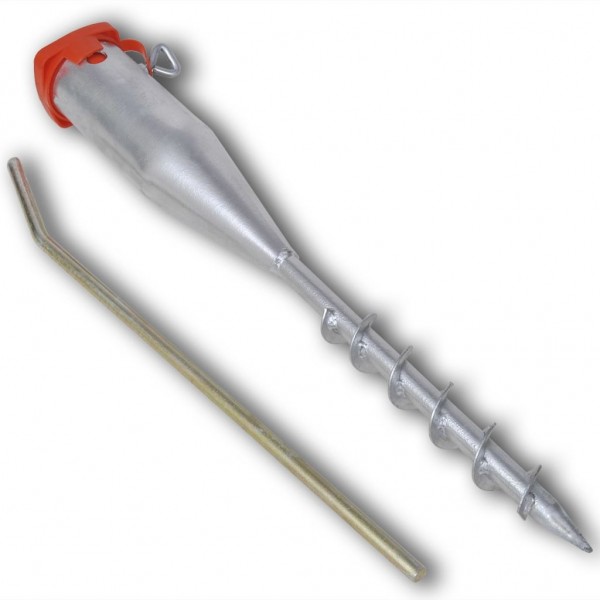 Soporte para sombrilla de acero galvanizado 55 cm D