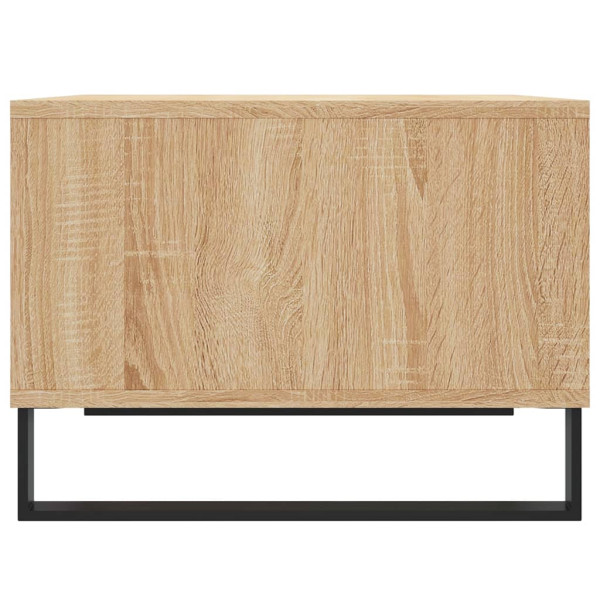 Mesa de centro madera contrachapada roble Sonoma 60x50x36.5 cm M 5