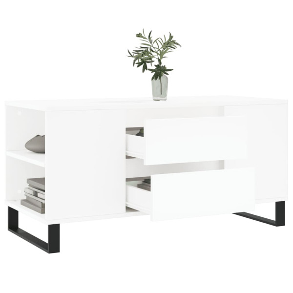 Mesa de centro 102x44.5x50 cm derivados de madeira branco M 4