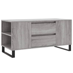 Mesa de centro madera de ingeniería gris Sonoma 102x44.5x50 cm H