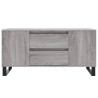 Mesa de centro madera de ingeniería gris Sonoma 102x44.5x50 cm 5