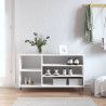 Mueble zapatero madera contrachapada blanco 102x36x60 cm 1