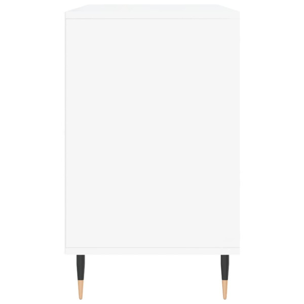 Mueble zapatero madera contrachapada blanco 102x36x60 cm M 5