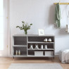 Mueble zapatero madera contrachapada gris Sonoma 102x36x60 cm 1