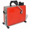 Máquina desentupidora de canos 250 W 15mx16 mm 4.5mx9.5mm 3