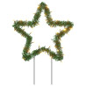 Estrella de luz decorativa Navidad con estacas 50 LED 29 cm 2