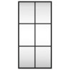 Espejo de pared rectangular de hierro negro 30x60 cm 3