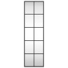 Espejo de pared rectangular de hierro negro 30x100 cm 3
