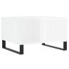 Mesa de centro 60x50x36.5 cm derivados madeira branco brilhante 2