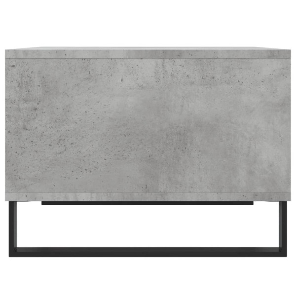 Mesa de centro madera contrachapada gris hormigón 60x50x36.5 cm M 5