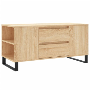 Mesa de centro madera de ingeniería roble Sonoma 102x44.5x50 cm H