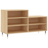 Mueble zapatero madera contrachapada roble Sonoma 102x36x60 cm 2