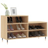 Mueble zapatero madera contrachapada roble Sonoma 102x36x60 cm 3
