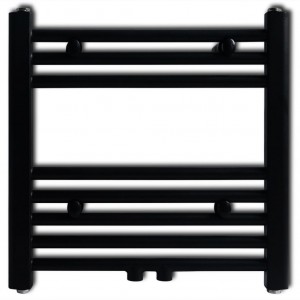 Radiador toallero de baño recto negro 480x480 mm H