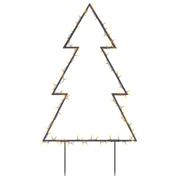 Árbol de Navidad luces decorativas con estacas 80 LED 60 cm M 2