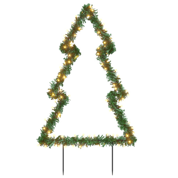 Árbol de Navidad luces decorativas con estacas 115 LED 90 cm M 2