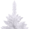 Árbol de Navidad artificial con bisagras y soporte blanco 120cm 4