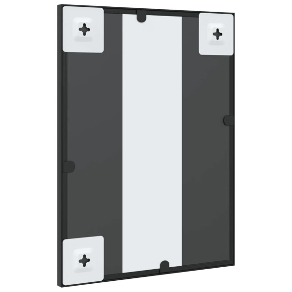 Espejo de pared rectangular de hierro negro 30x40 cm M 5
