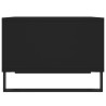 Mesa de centro madera contrachapada negro 60x50x36.5 cm 5