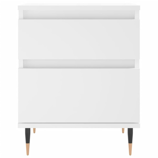 Mesa de cabeceira 40x35x50 cm derivados de madeira branco M 5