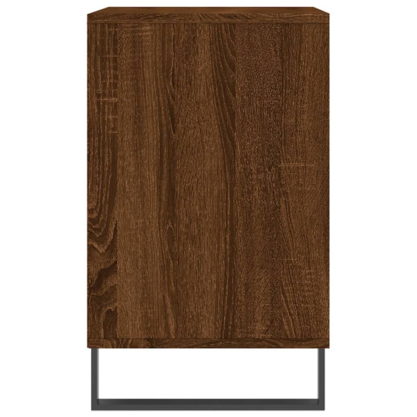 Mueble zapatero madera contrachapada roble marrón 102x36x60 cm M 5