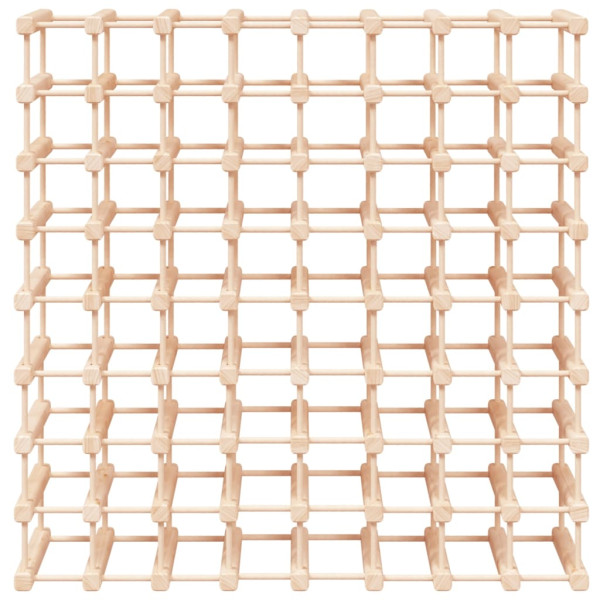 Botellero para 72 botellas madera maciza pino 90.5x23x90.5 cm M 3