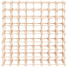Botellero para 72 botellas madera maciza pino 90.5x23x90.5 cm 3