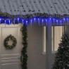 Luzes de gelo de Natal 200 LED acrílico azul PVC 20 m 1