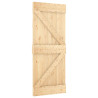 Puerta NARVIK madera maciza pino 85x210 cm 2