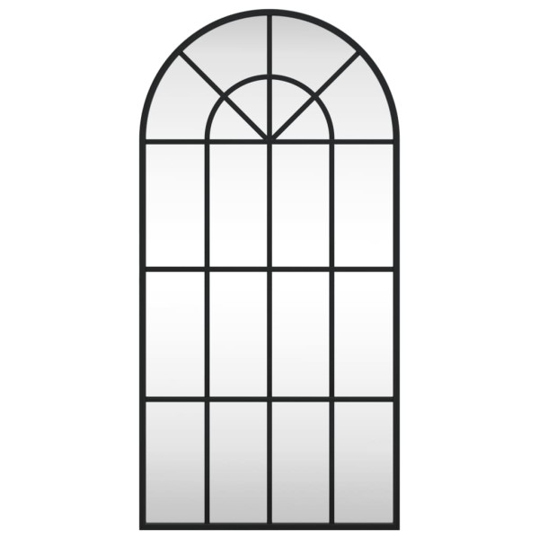 Espejo de pared arco de hierro negro 40x80 cm M 3