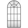 Espejo de pared arco de hierro negro 40x80 cm 3