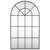 Espejo de pared arco de hierro negro 60x100 cm 3