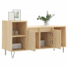Mueble para TV madera contrachapada roble Sonoma 100x35x55 cm 4