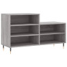 Mueble zapatero madera contrachapada gris Sonoma 102x36x60 cm 2