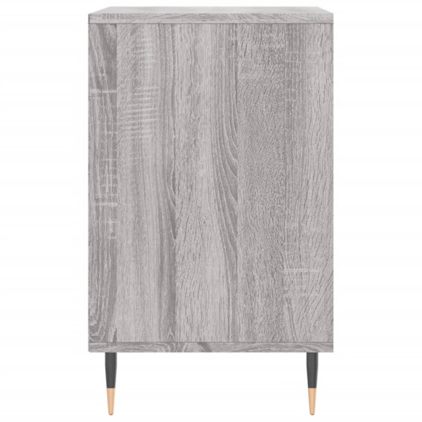 Mueble zapatero madera contrachapada gris Sonoma 102x36x60 cm M 5