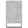 Mueble zapatero madera contrachapada gris hormigón 102x36x60 cm 5