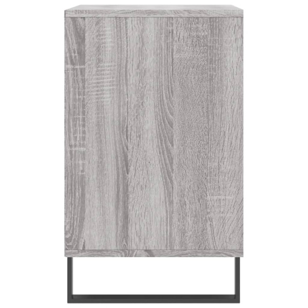 Mueble zapatero madera contrachapada gris Sonoma 102x36x60 cm M 5