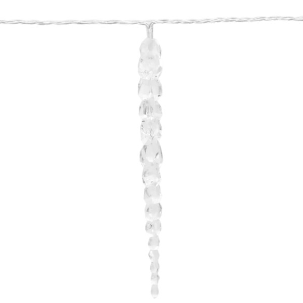 Iluminação de carapaça de Natal 200 LED branco frio acrílico PVC 20 m M 5