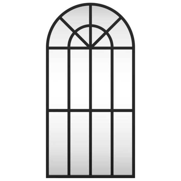 Espejo de pared arco de hierro negro 30x60 cm M 3
