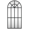 Espejo de pared arco de hierro negro 30x60 cm 3