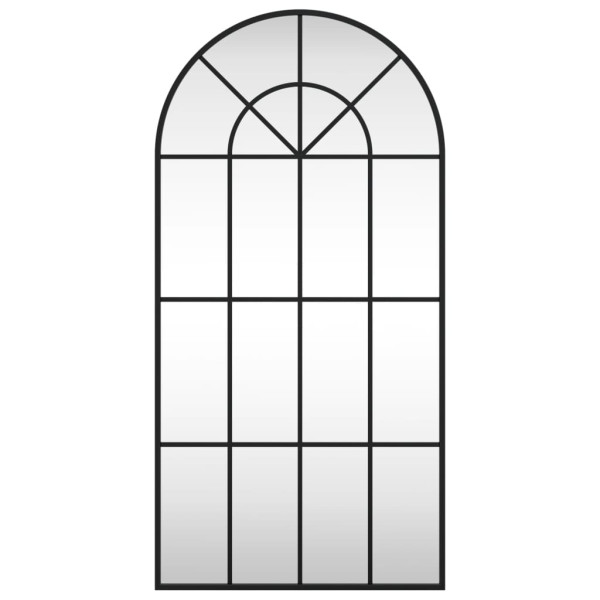 Espejo de pared arco de hierro negro 50x100 cm M 3