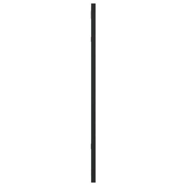 Espejo de pared rectangular de hierro negro 50x60 cm M 4
