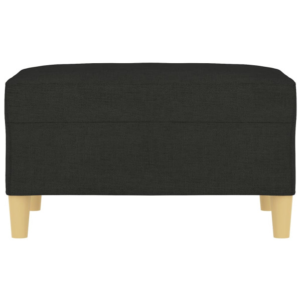 Reposapiés de tela negro 70x55x41 cm M 3